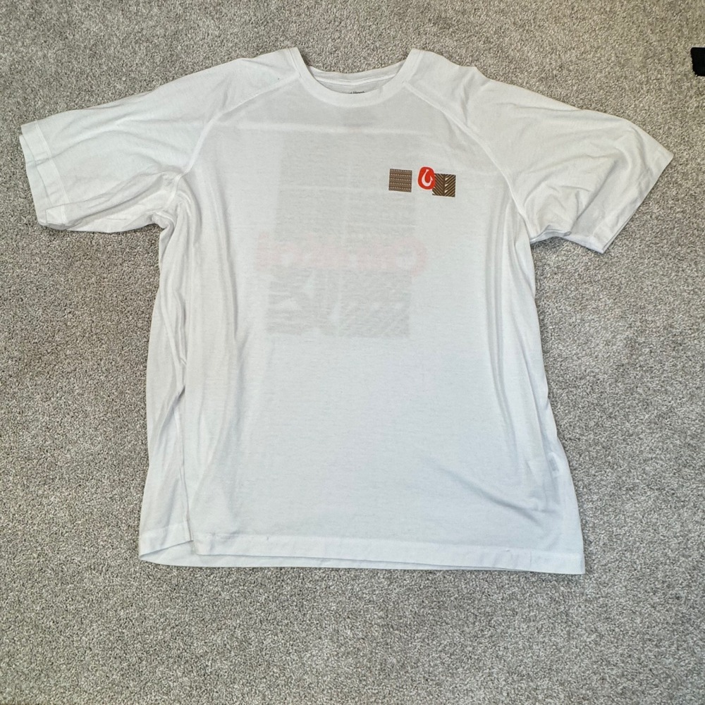 OluKai Nui Hewahewa Mens 2XL White Performance Tri-Blend Raglan T-Shirt